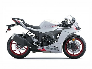 Carenados Moto Kawasaki ZX6R 2023-2025 - Blanco Perla Negro Rojo