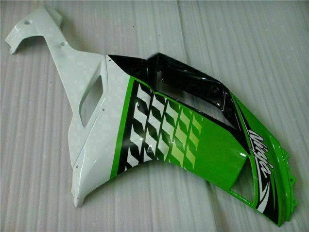 Carenados Moto Kawasaki ZX6R 2007-2008 - Verde Blanco Ninja