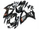 Carenados Moto Suzuki GSXR 600 / GSXR 750 2006-2007 - Negro Brillante Plata Rojo