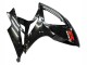 Carenados Moto Suzuki GSXR 600 / GSXR 750 2006-2007 - Negro Brillante Plata Rojo