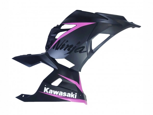 Carenados Moto Kawasaki Ninja 400 2018-2024 - Negro Mate Rosa