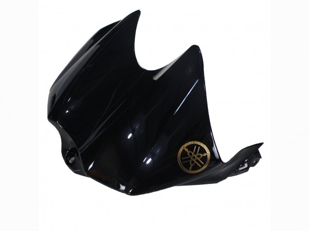 Carenados Moto Yamaha YZF 1000 R1 2004-2006 - Negro Brillante Oro Calcomanías