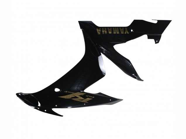 Carenados Moto Yamaha YZF 1000 R1 2004-2006 - Negro Brillante Oro Calcomanías