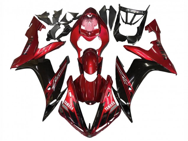 Carenados Moto Yamaha YZF 1000 R1 2004-2006 - Rojo Negro Brillante