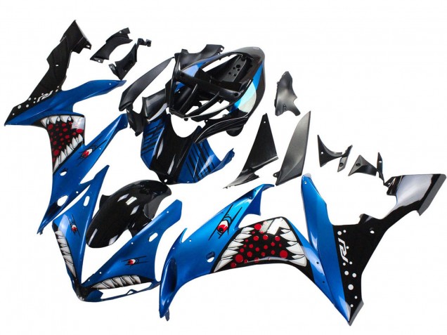 Carenados Moto Yamaha YZF 1000 R1 2004-2006 - Azul Negro Rojo Blanco Tiburón