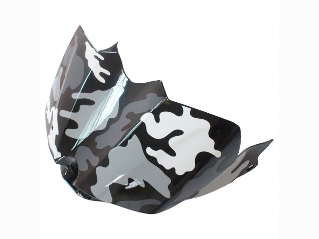 Carenados Moto Yamaha YZF 1000 R1 2007-2008 - Gris Blanco Camouflage Tiburón