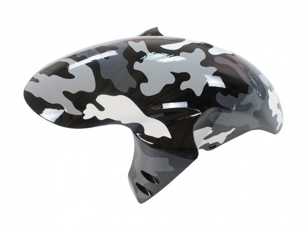 Carenados Moto Yamaha YZF 1000 R1 2007-2008 - Gris Blanco Camouflage Tiburón