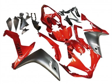 Carenado Moto Yamaha YZF 1000 R1 2007-2008 - Rojo Negro Mate