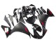 Carenado Moto Yamaha YZF 1000 R1 2009-2011 - Negro Mate Rojo Calcomanía