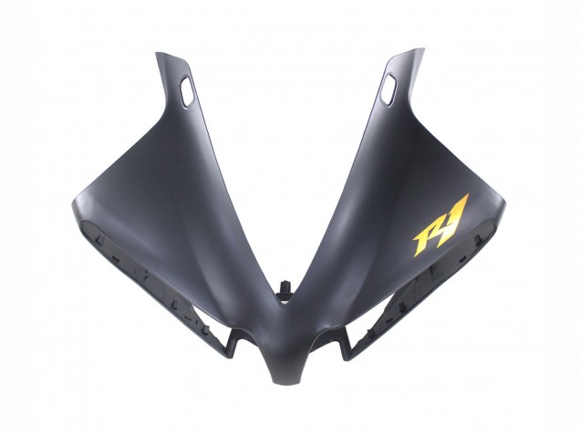 Carenados Moto Yamaha YZF 1000 R1 2012-2014 - Negro Mate Oro Calcomanías