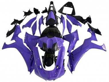Carenados Moto Yamaha YZF 1000 R1 2020-2025 - Púrpura Negro Brillante