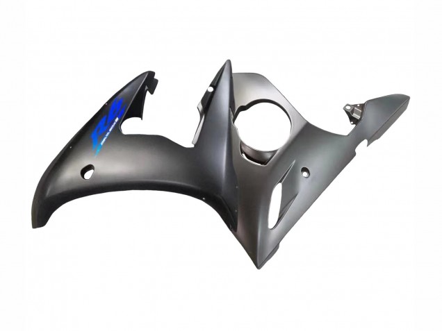 Carenados Moto Yamaha YZF R6S 2006-2009 - Negro Mate Azul