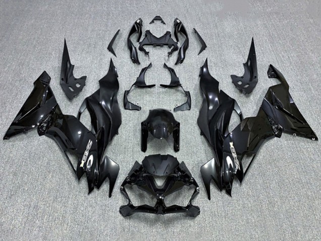 Carenado Moto Kawasaki ZX6R 2019-2022 - Negro Brillante