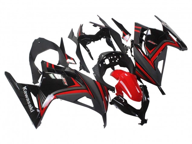Carenados Moto Kawasaki EX300 2013-2017 - Rojo Negro