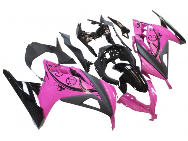 Carenados Moto Kawasaki EX300 2013-2017 - Rosa Negro