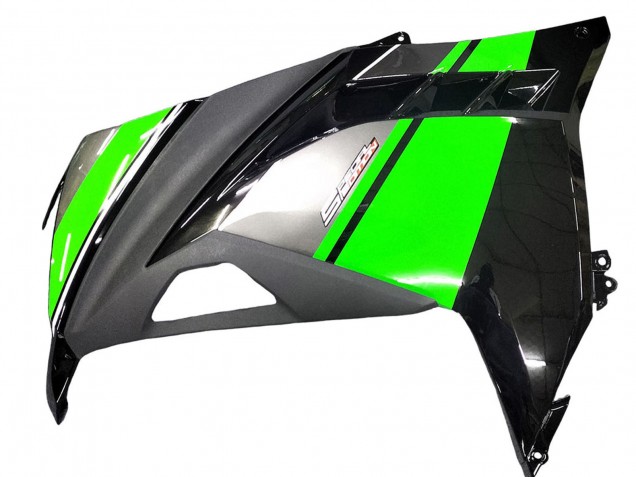 Carenados Moto Kawasaki EX300 2013-2017 - Verde Plata Negro