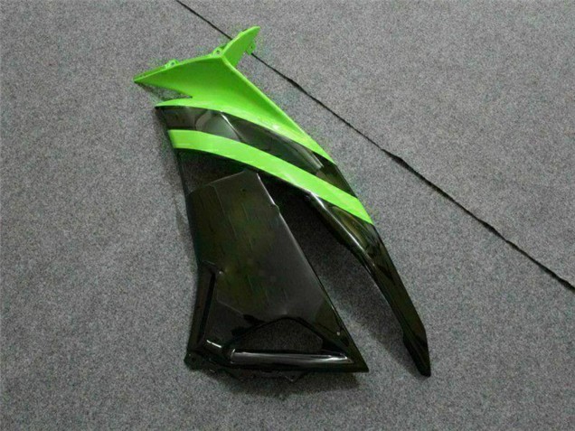 Carenados Moto Kawasaki ZX6R 2009-2012 - Verde Negro Brillante Elf Touch4 Bridgestone