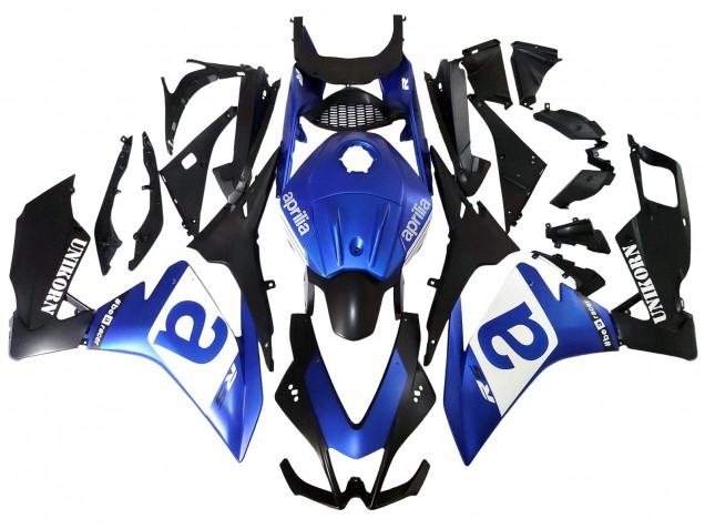 Carenados Moto Aprilia RS4 50 125 2012-2019 - Azul Blanco Negro Mate