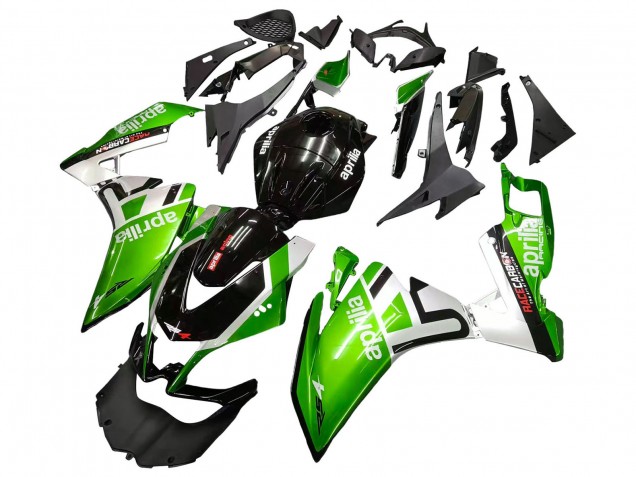 Carenados Moto Aprilia RS4 50 125 2012-2019 - Blanco Verde Negro Brillante