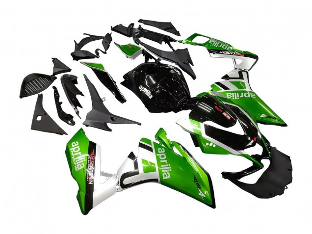 Carenados Moto Aprilia RS4 50 125 2012-2019 - Blanco Verde Negro Brillante