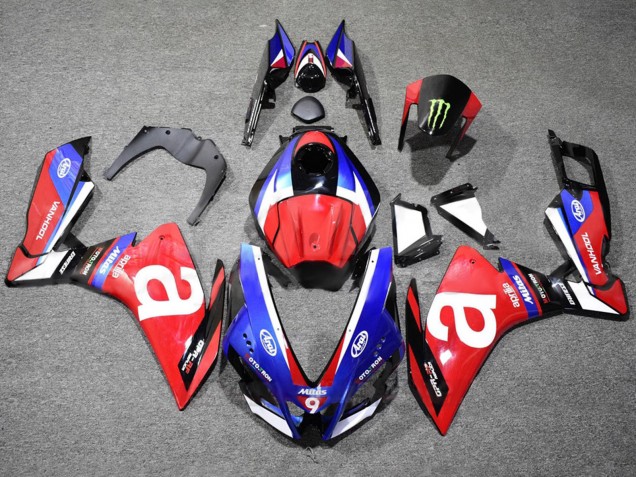 Carenados Moto Aprilia RS4 50 125 2012-2019 - Blanco Azul Rojo
