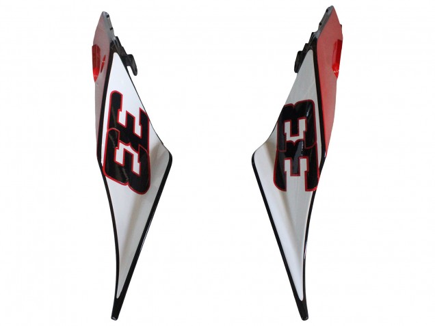 Carenados Moto Aprilia RS4 50 125 2012-2018 - Plata Rojo Negro Brillante