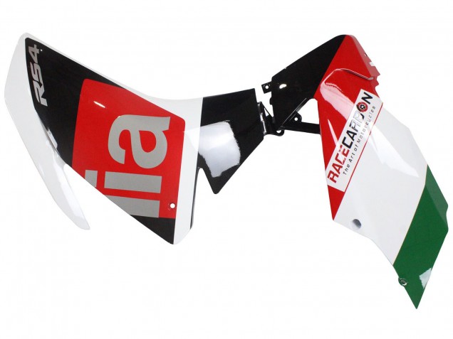 Carenados Moto Aprilia RS4 50 125 2012-2019 - Blanco Rojo Verde Negro Brillante