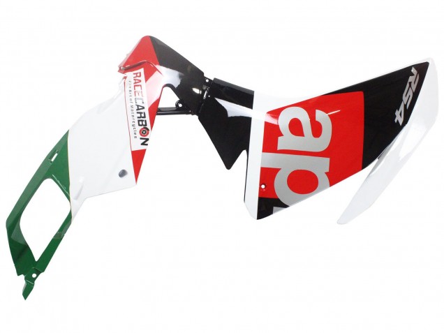 Carenados Moto Aprilia RS4 50 125 2012-2019 - Blanco Rojo Verde Negro Brillante