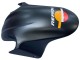 Carenados Moto Honda CBR600 F4i 2004-2007 - Negro Mate Naranja Rossi