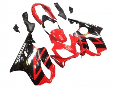 Carenado Moto Honda CBR600 F4i 2004-2007 - Rojo Negro Brillante