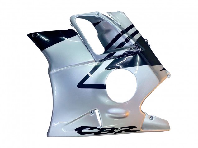 Carenados Moto Honda CBR600 F2 1991-1994 - Plata Negro Brillante