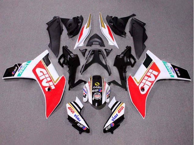 Carenados Moto Honda CBR600F 2011-2013 - Blanco Rojo Oro Negro Brillante Givi