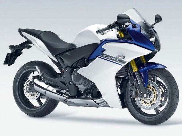 Carenados Moto Honda CBR600F 2011-2013 - Blanco Azul