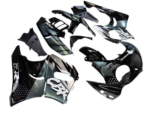 Carenados Moto Honda CBR900RR 893 1992-1993 - Plata Negro Brillante