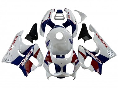 Carenados Moto Honda CBR900RR 893 1992-1993 - Blanco Rojo Azul Oscuro