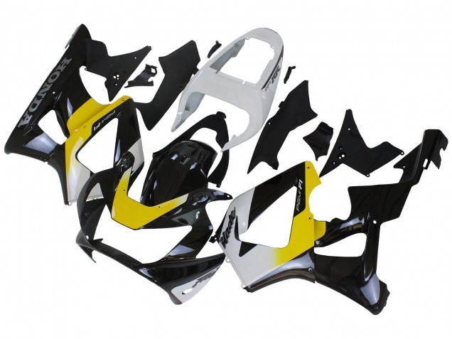 Carenados Moto Honda CBR900RR 929 2000-2001 - Blanco Amarillo Negro Brillante