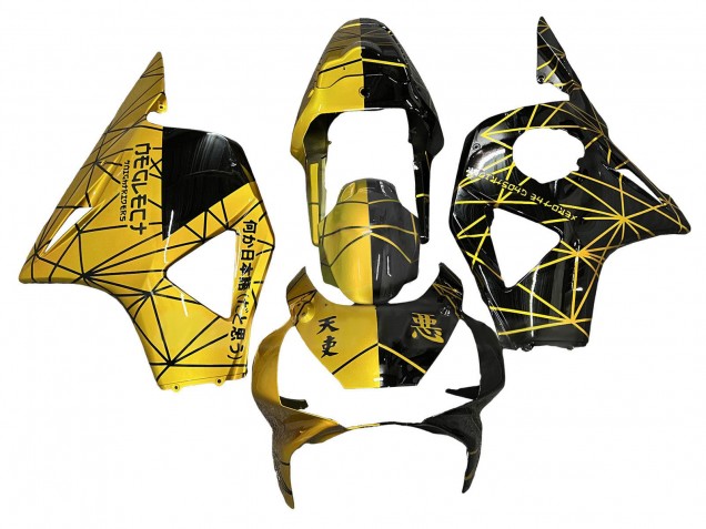 Carenado Moto Honda CBR900RR 954 2002-2003 - Amarillo Negro Brillante