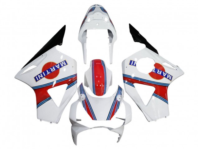 Carenados Moto Honda CBR900RR 954 2002-2003 - Blanco Rojo Azul Negro Brillante Martini