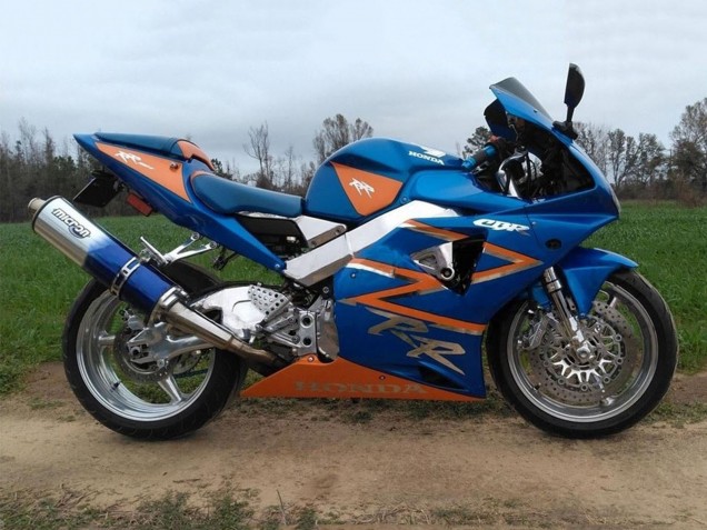 Carenados Moto Honda CBR900RR 954 2002-2003 - Naranja Azul