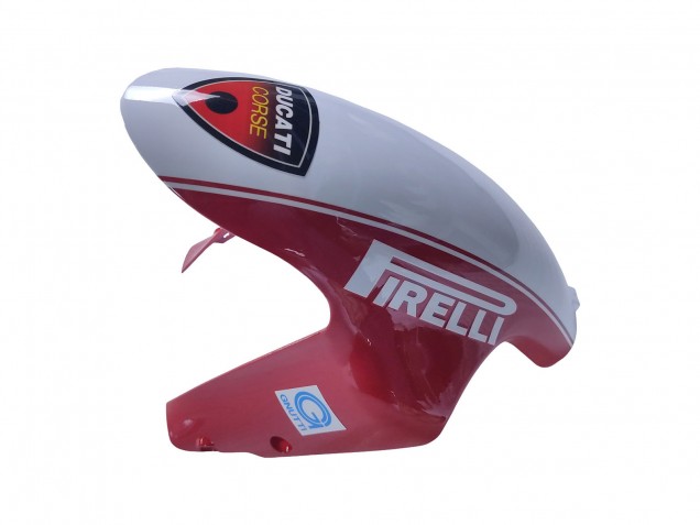 Carenados Moto Ducati 848/1098/1198 2007-2014 - Blanco Rojo Negro Brillante Valsir Xerox