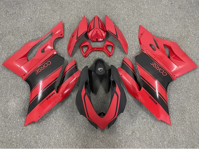 Carenados Moto Ducati 999 2003-2004 - Rojo Negro Brillante Corse