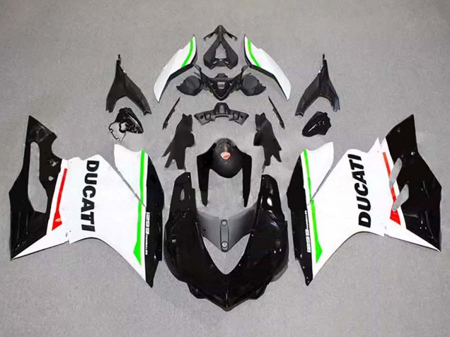 Carenados Moto Ducati 1299 2015-2020 - Blanco Rojo Verde Negro Brillante