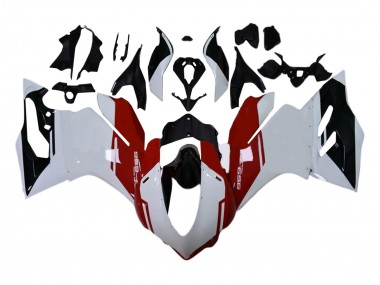 Kits Carenados Moto Ducati 959 2015-2020 - Blanco Rojo Negro Brillante
