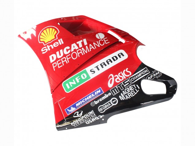 Carenados Moto Ducati 748/916/996/998 1993-2005 - Blanco Rojo Amarillo Verde Negro Brillante Performance