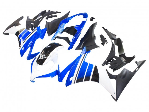 Carenados Moto Honda CBR500R 2013-2015 - Azul Blanco Negro Mate
