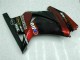 Carenados Moto Kawasaki EX250 2008-2012 - Negro Brillante Rojo Granate