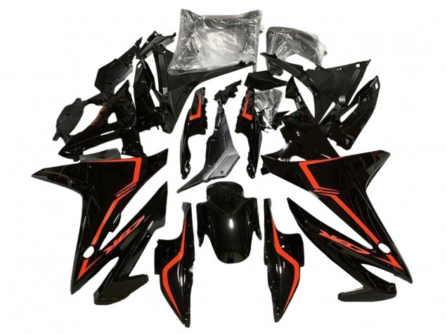 Carenados Moto Honda CBR500R 2016-2018 - Negro Brillante Rojo