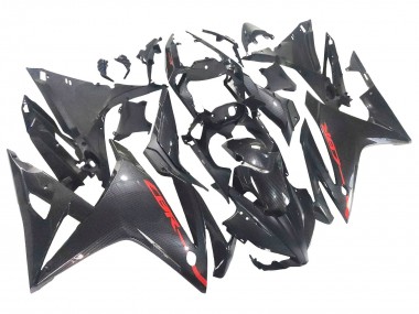 Carenados Moto Honda CBR500R 2016-2018 - Negro FibraCarbono Rojo