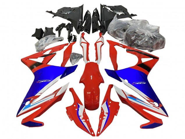 Carenados Moto Honda CBR500R 2016-2018 - Blanco Rojo Azul
