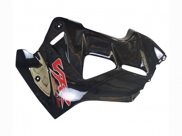 Carenados Moto Honda VFR 800 1998-2001 - Negro Brillante Rojo Calcomanía